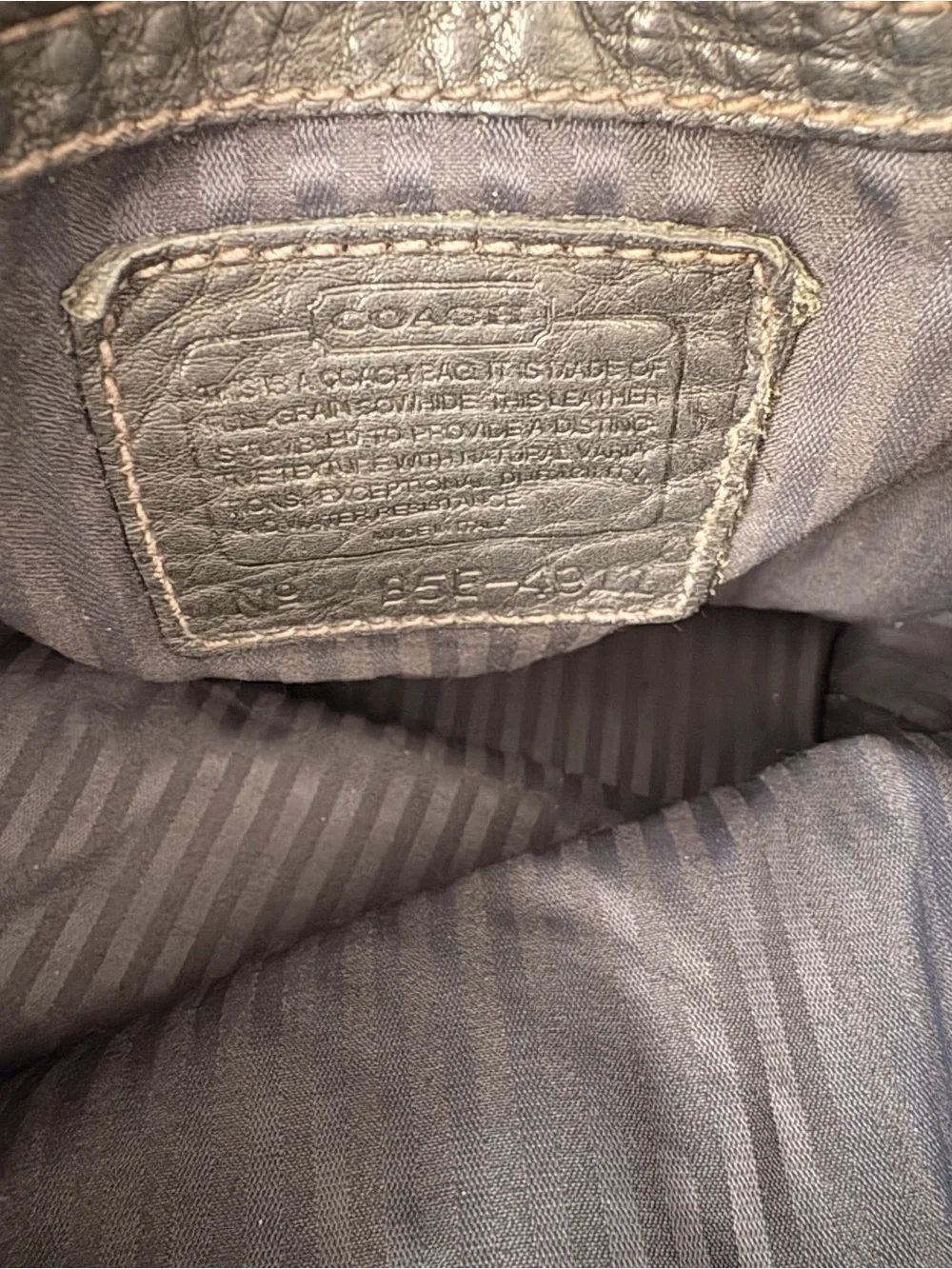 Vintage Coach Backpack Black Pebbled LeatherSonoma 4911 Dustbag EUC